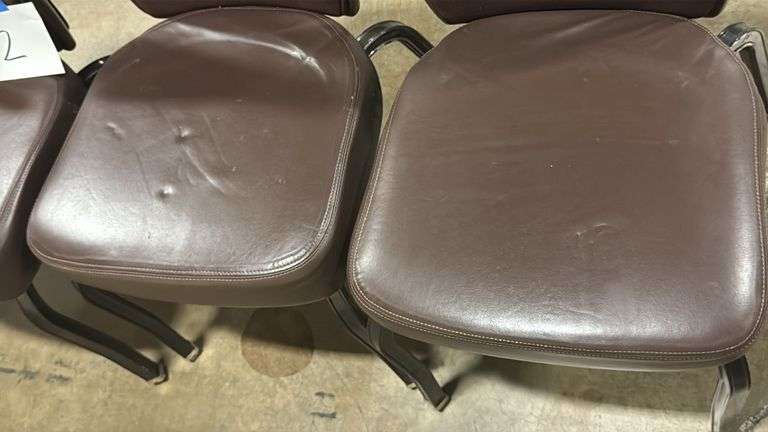 (4) STACKING BANQUET CHAIRS