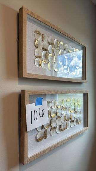 (2) FRAMED WALL ART