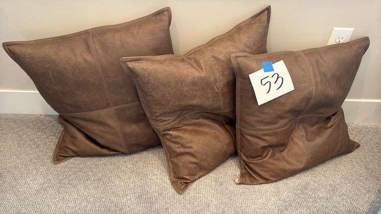 (3) THROW PILLOWS
