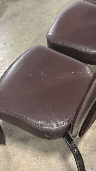 (4) STACKING BANQUET CHAIRS
