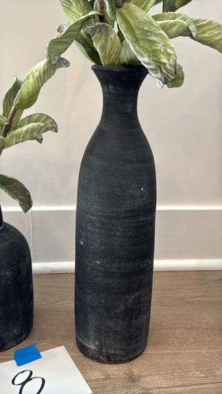 (3) DECOR VASES