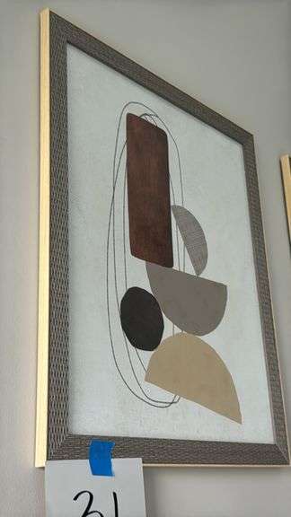 (2) FRAMED WALL ART