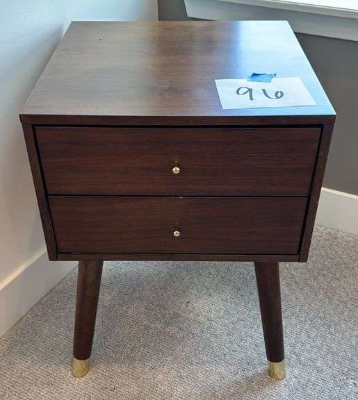 SAFAVIEH 2-DRAWER NIGHTSTAND