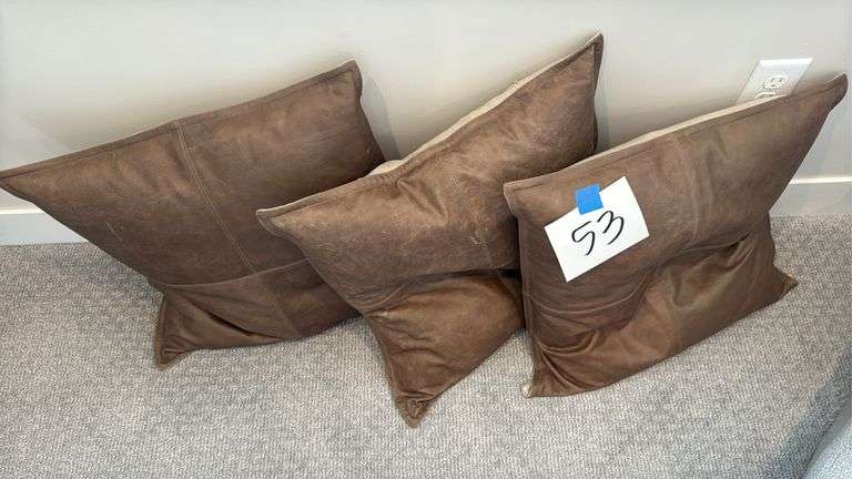 (3) THROW PILLOWS