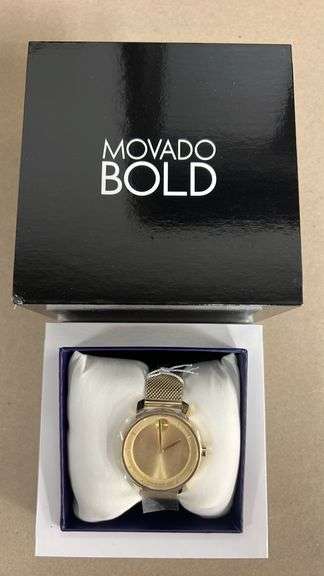 LADIES MOVADO BOLD WATCH W/ BOX
