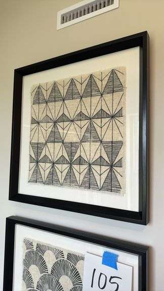 (2) FRAMED WALL ART