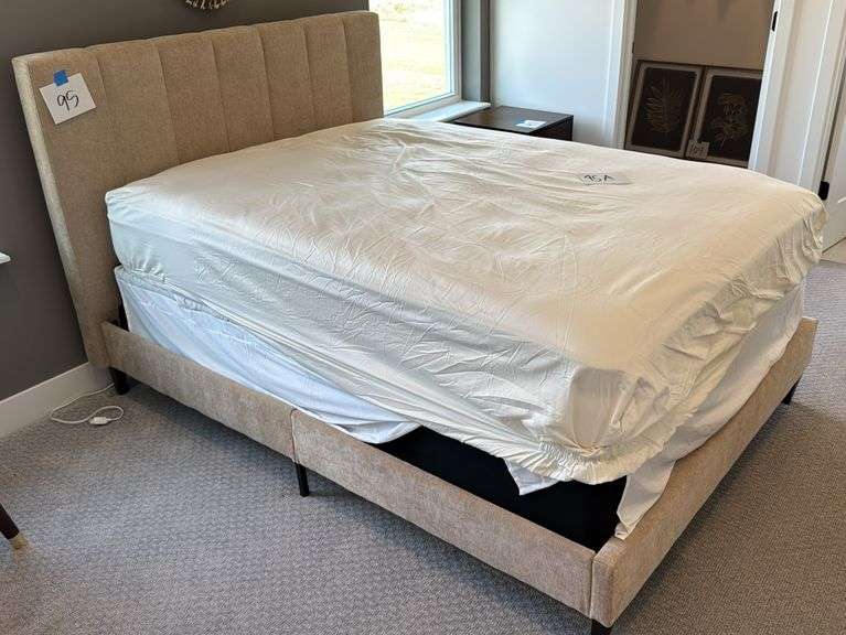 FULL SIZE BED - HEADBOARD, FOOTBOARD, RAILS