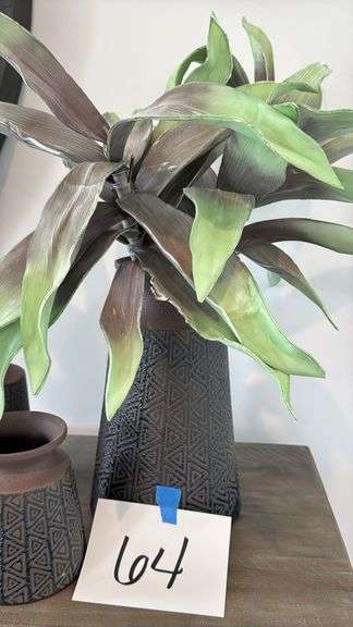 (3) DECOR VASES