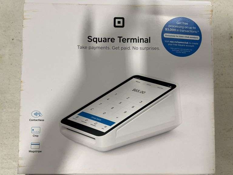 SQUARE TERMINAL IN BOX - Earl's Auction Company