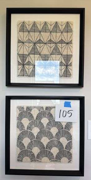 (2) FRAMED WALL ART