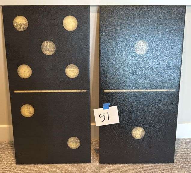 (2) CANVAS WALL ART