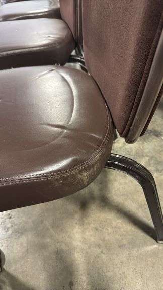 (4) STACKING BANQUET CHAIRS