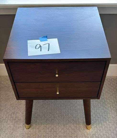 SAFAVIEH 2-DRAWER NIGHTSTAND