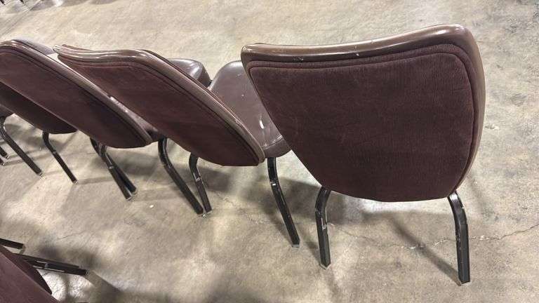 (4) STACKING BANQUET CHAIRS