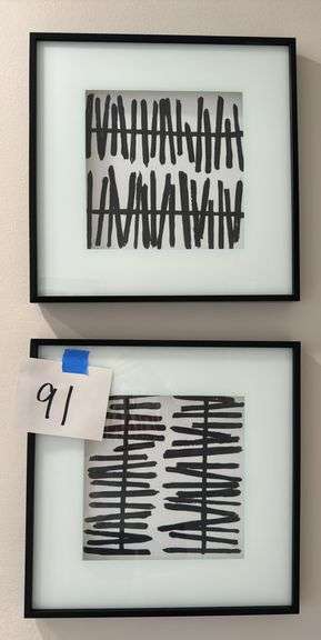 (2) FRAMED WALL ART