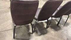 (4) STACKING BANQUET CHAIRS