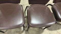 (4) STACKING BANQUET CHAIRS