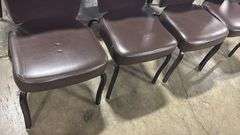 (4) STACKING BANQUET CHAIRS