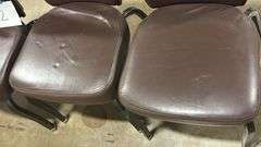 (4) STACKING BANQUET CHAIRS
