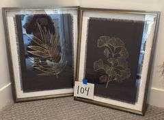 (2) FRAMED WALL ART