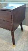SAFAVIEH 2-DRAWER NIGHTSTAND