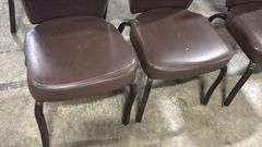 (4) STACKING BANQUET CHAIRS