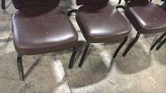 (4) STACKING BANQUET CHAIRS