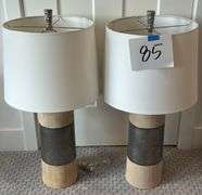 (2) TABLE LAMPS W/ SHADES