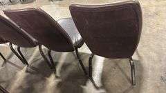 (4) STACKING BANQUET CHAIRS