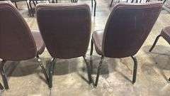 (4) STACKING BANQUET CHAIRS