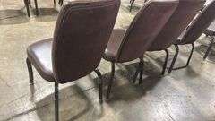 (4) STACKING BANQUET CHAIRS