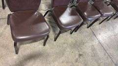 (4) STACKING BANQUET CHAIRS