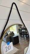 ROUND WALL MIRROR - GOLD