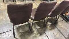 (4) STACKING BANQUET CHAIRS