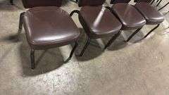 (4) STACKING BANQUET CHAIRS