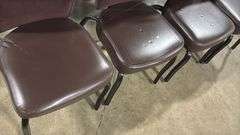 (4) STACKING BANQUET CHAIRS