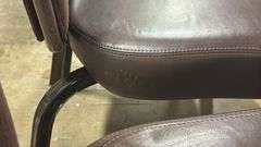 (4) STACKING BANQUET CHAIRS