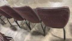 (4) STACKING BANQUET CHAIRS