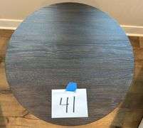 DARK WOOD END TABLE