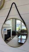 ROUND WALL MIRROR - GOLD