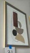 (2) FRAMED WALL ART