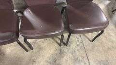 (4) STACKING BANQUET CHAIRS