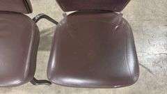 (4) STACKING BANQUET CHAIRS