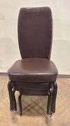 (4) STACKING BANQUET CHAIRS