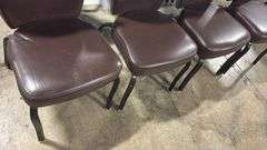 (4) STACKING BANQUET CHAIRS