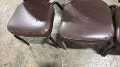 (4) STACKING BANQUET CHAIRS