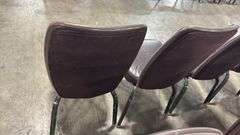 (4) STACKING BANQUET CHAIRS