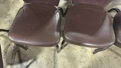 (4) STACKING BANQUET CHAIRS
