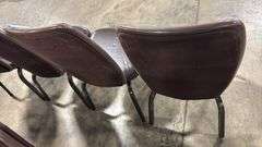 (4) STACKING BANQUET CHAIRS