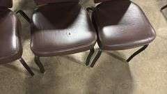 (4) STACKING BANQUET CHAIRS